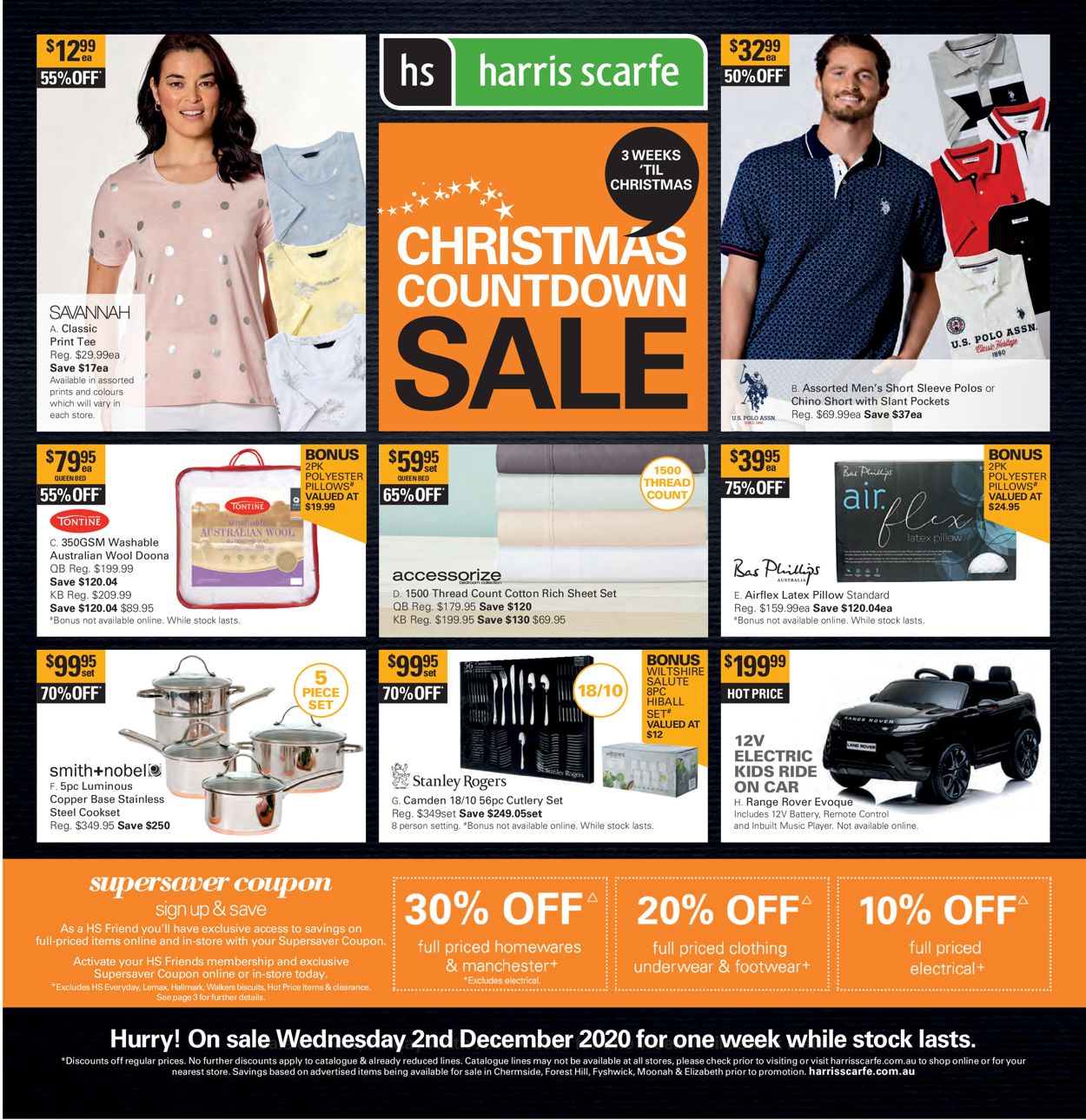 Harris Scarfe Christmas 2020 Catalogue - 02/12-08/12/2020