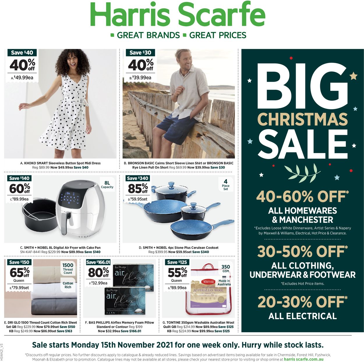 Harris Scarfe HOLIDAYS 2021 Catalogue - 15/11-21/11/2021