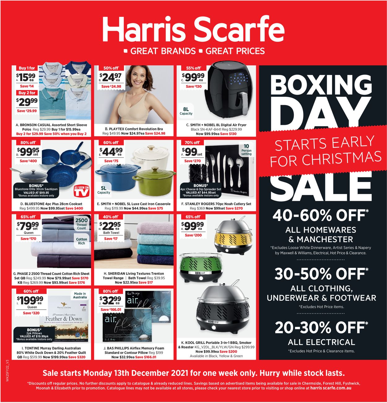 Harris Scarfe BOXING DAY 2021 Catalogue - 13/12-24/12/2021