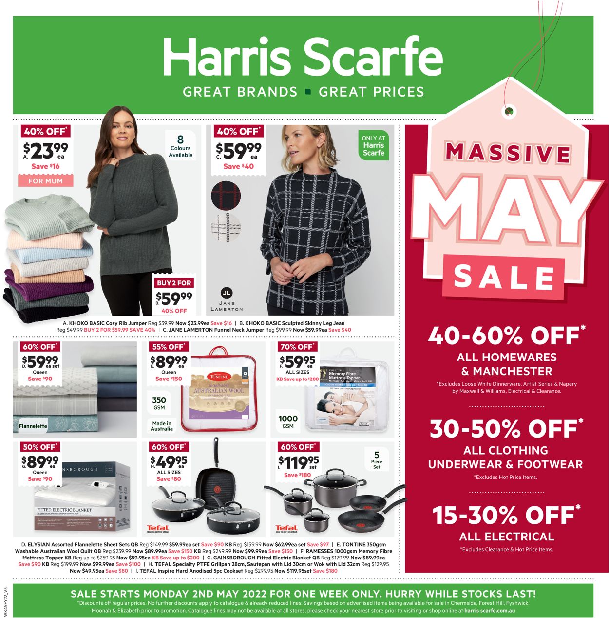 Harris Scarfe Catalogue - 02/05-09/05/2022