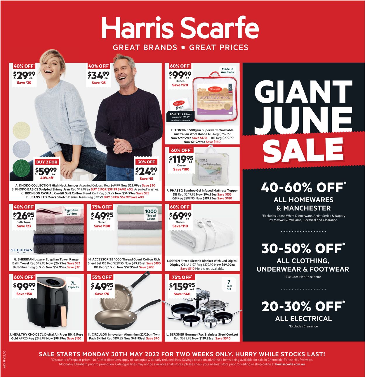 Harris Scarfe Catalogue - 30/05-13/06/2022