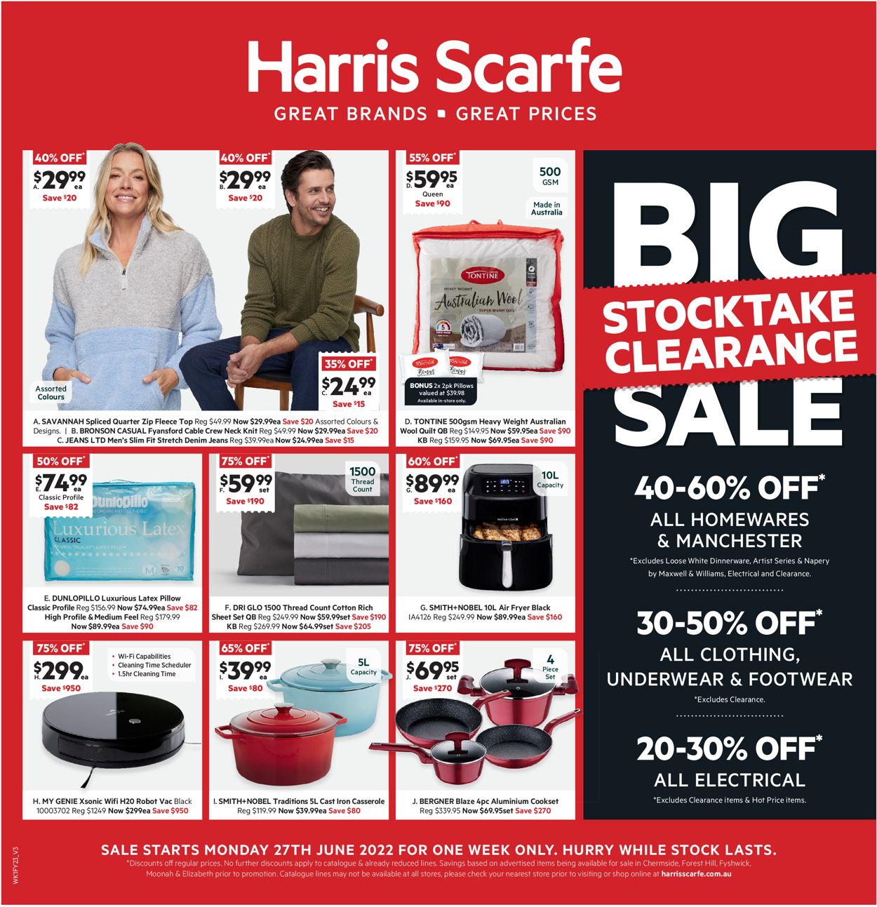 Harris Scarfe Catalogue - 27/06-04/07/2022