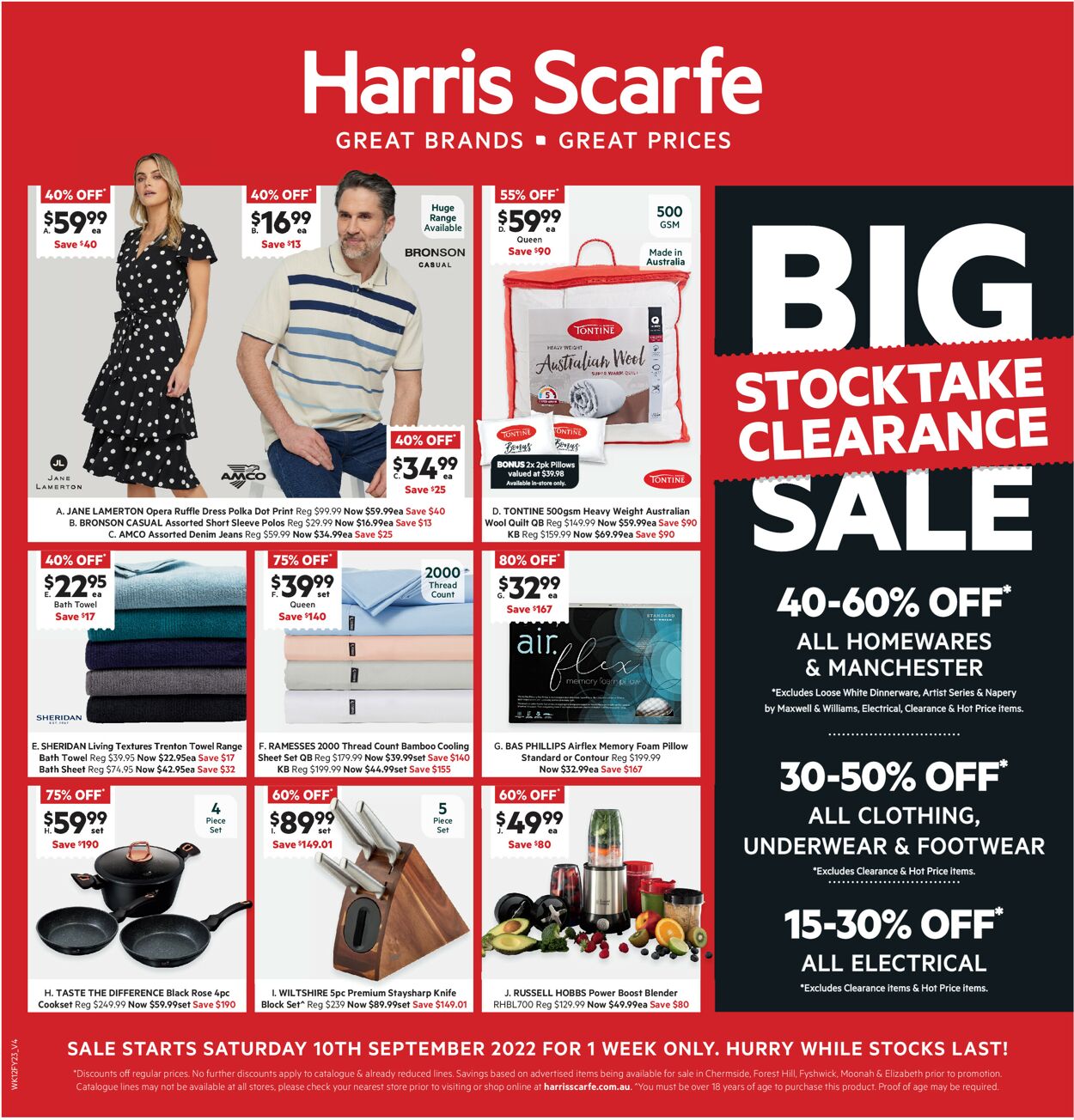 Harris Scarfe Catalogue - 10/09-16/09/2022