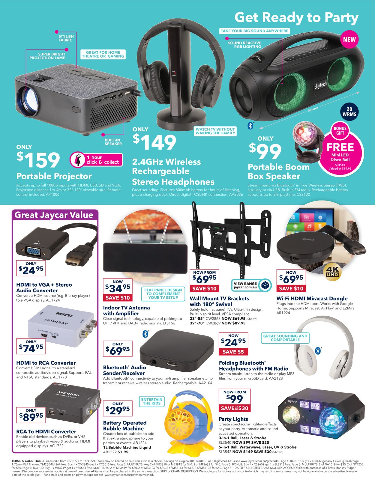 Jaycar Electronics Catalogue - 03/11-14/11/2021 (Page 5)