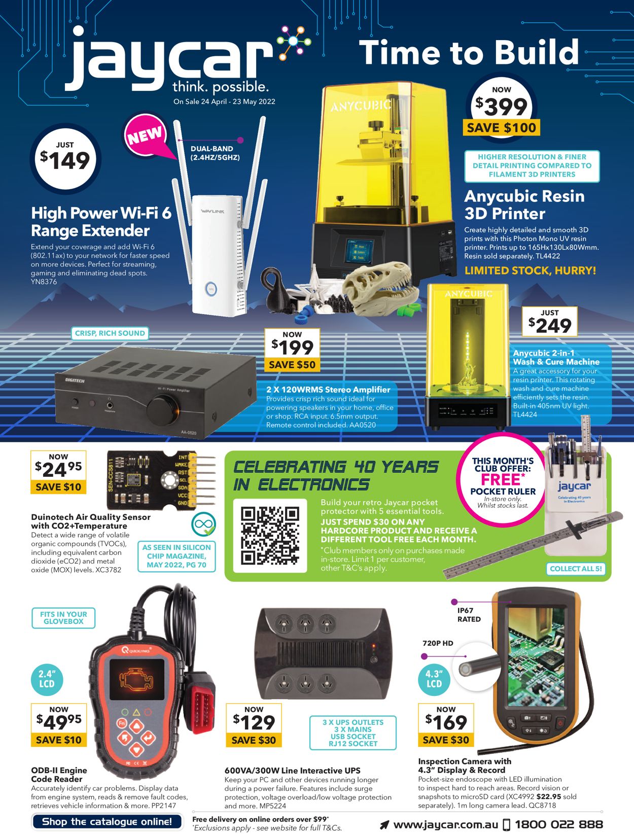 Jaycar Electronics Catalogue - 24/04-23/05/2022