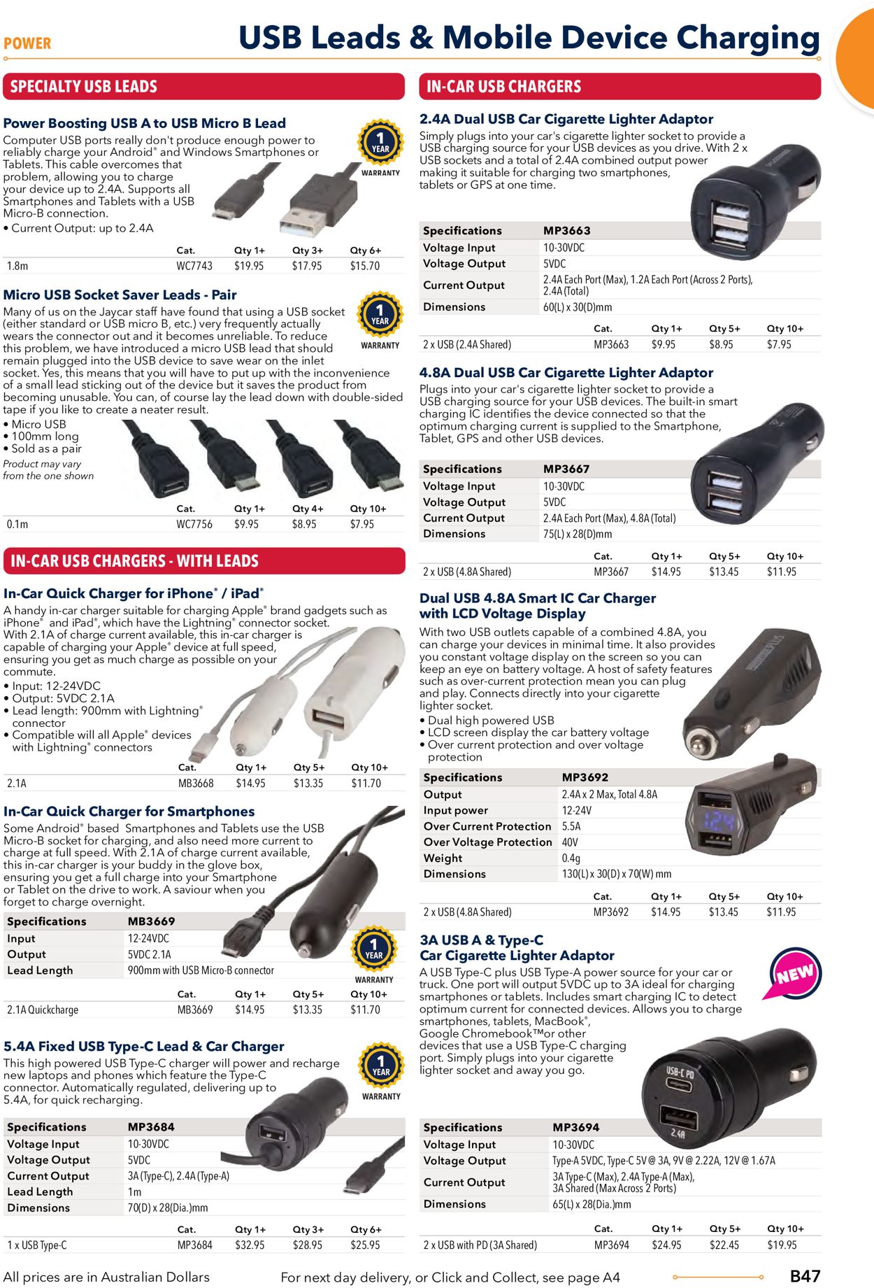 Jaycar Electronics Catalogue - 23/06-30/09/2022 (Page 47)