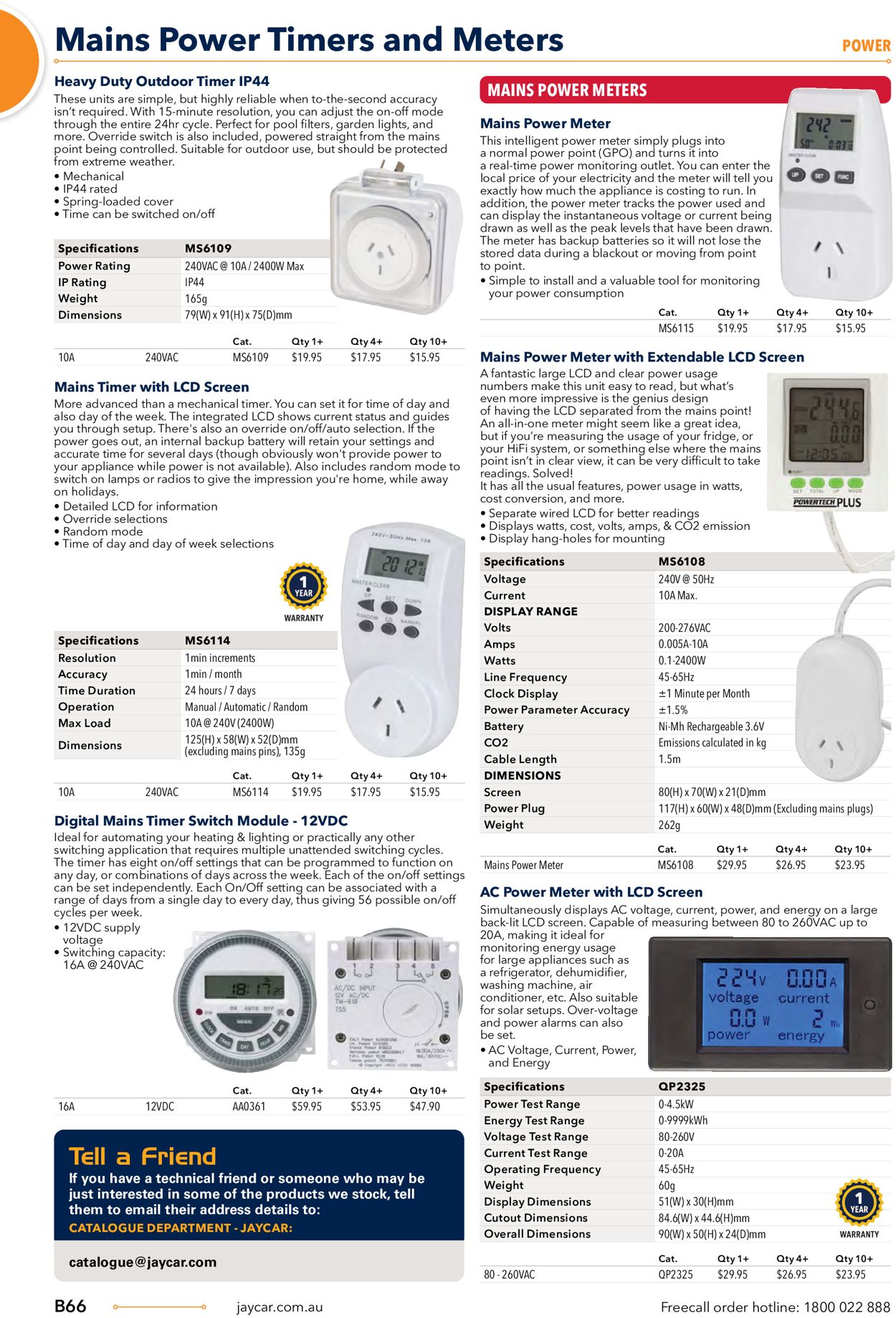 Jaycar Electronics Catalogue - 23/06-30/09/2022 (Page 66)