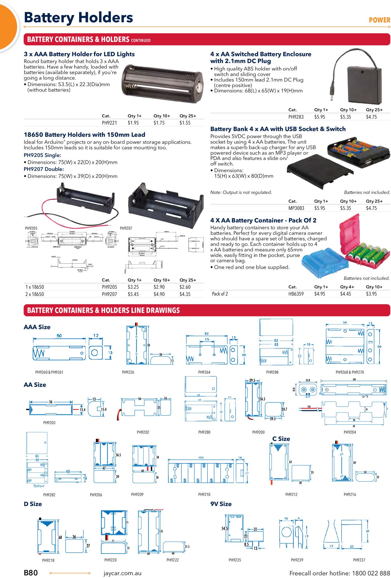 Jaycar Electronics Catalogue - 23/06-30/09/2022 (Page 80)
