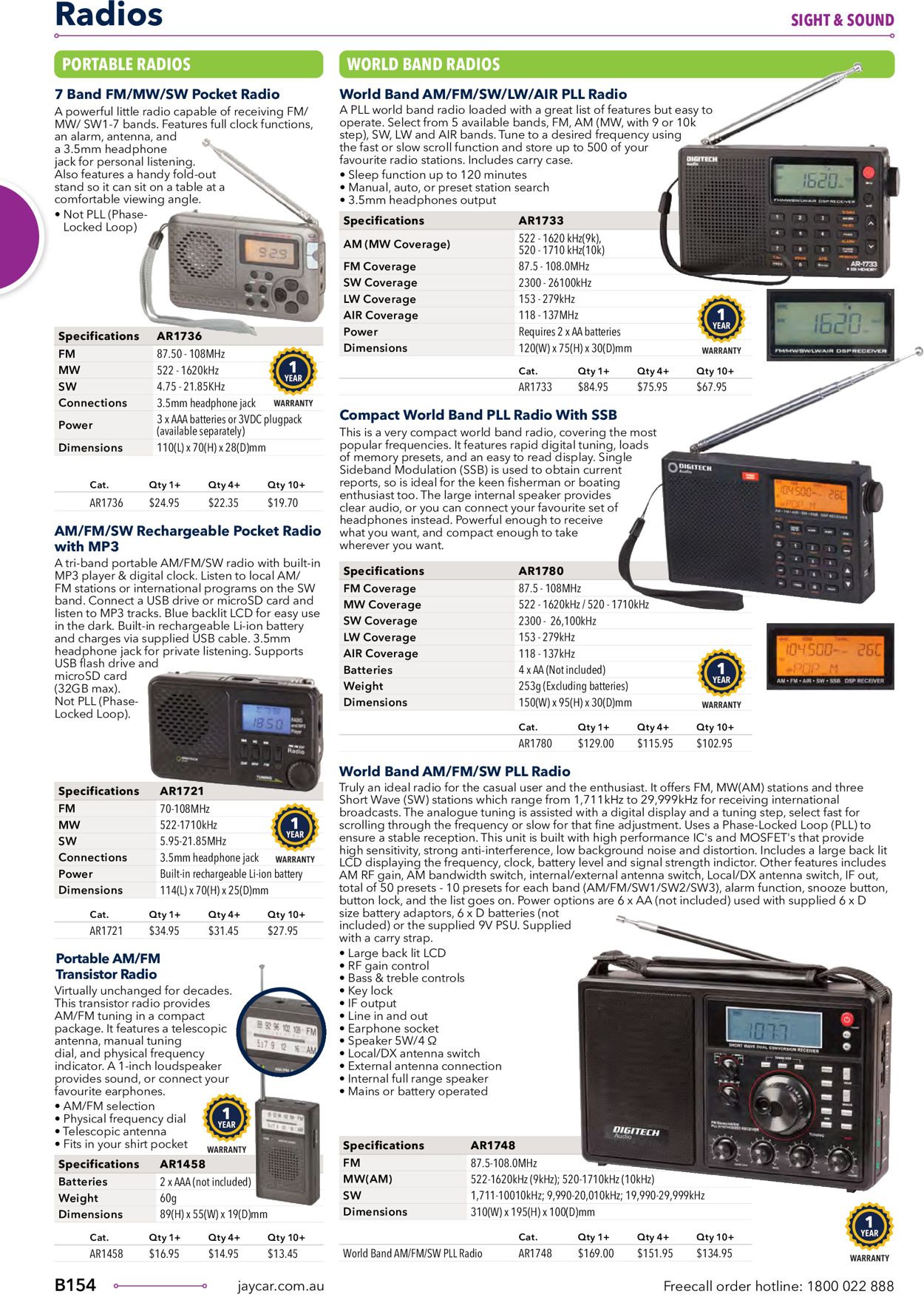 Jaycar Electronics Catalogue - 23/06-30/09/2022 (Page 154)