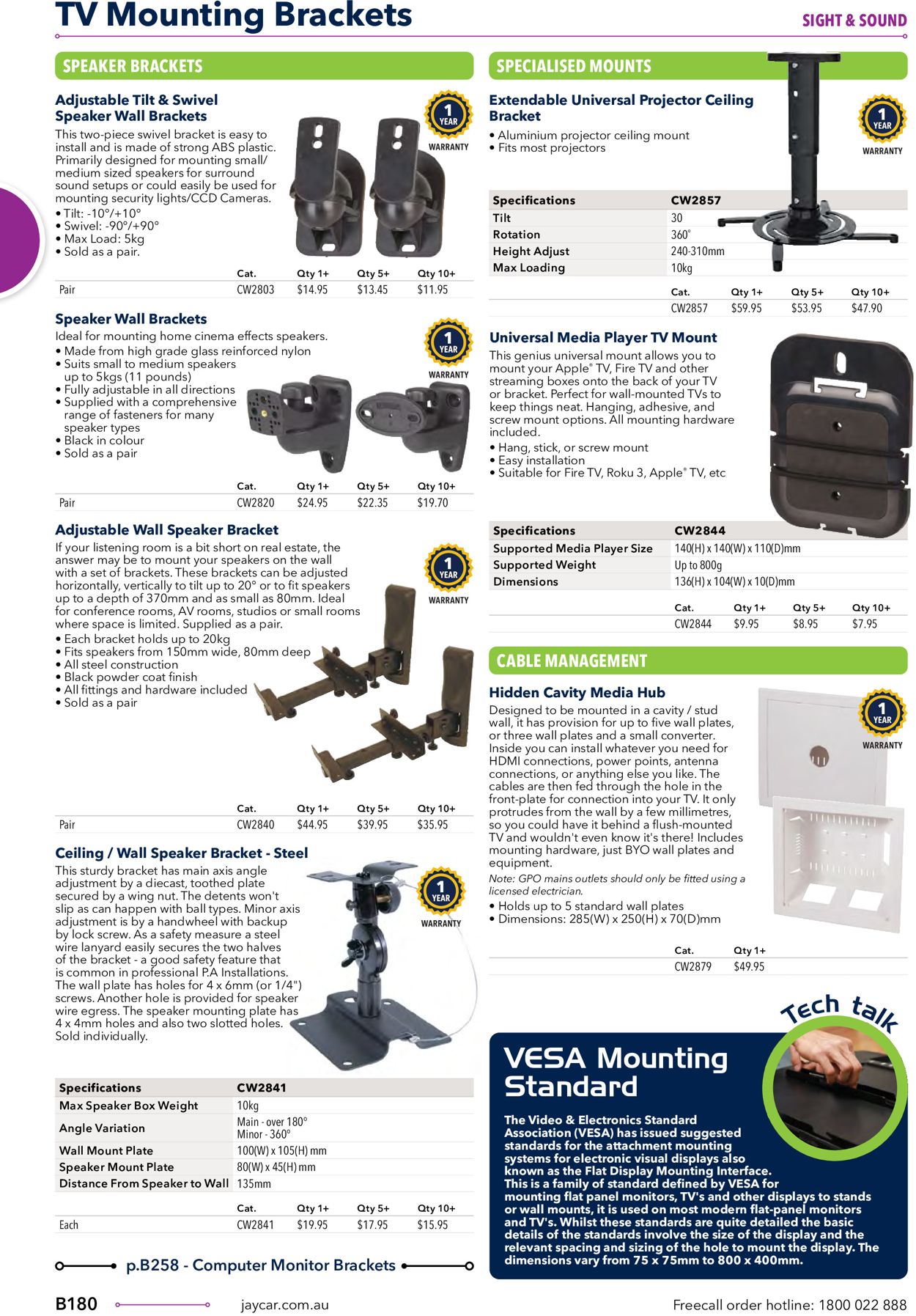 Jaycar Electronics Catalogue - 23/06-30/09/2022 (Page 180)