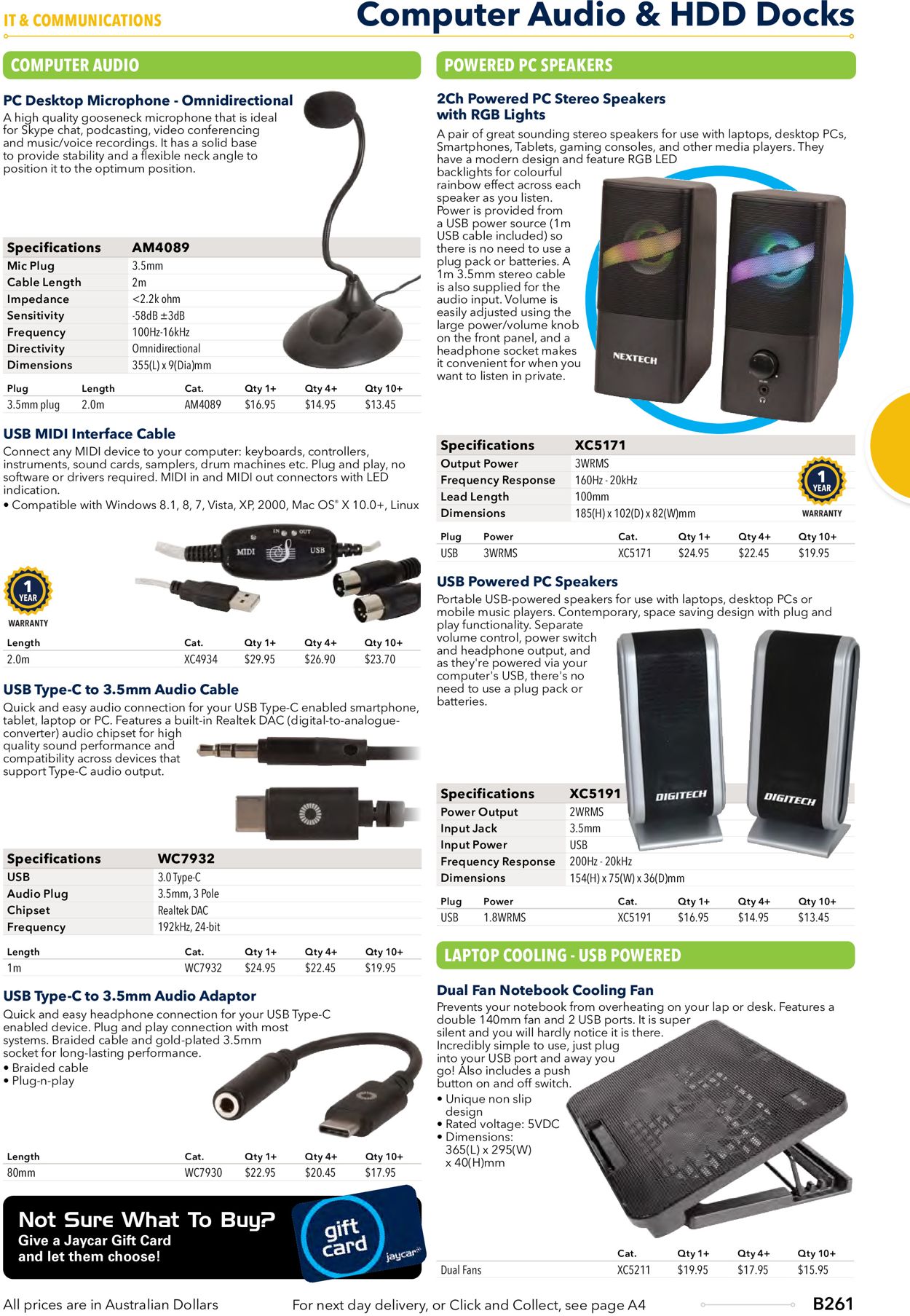 Jaycar Electronics Catalogue - 23/06-30/09/2022 (Page 261)