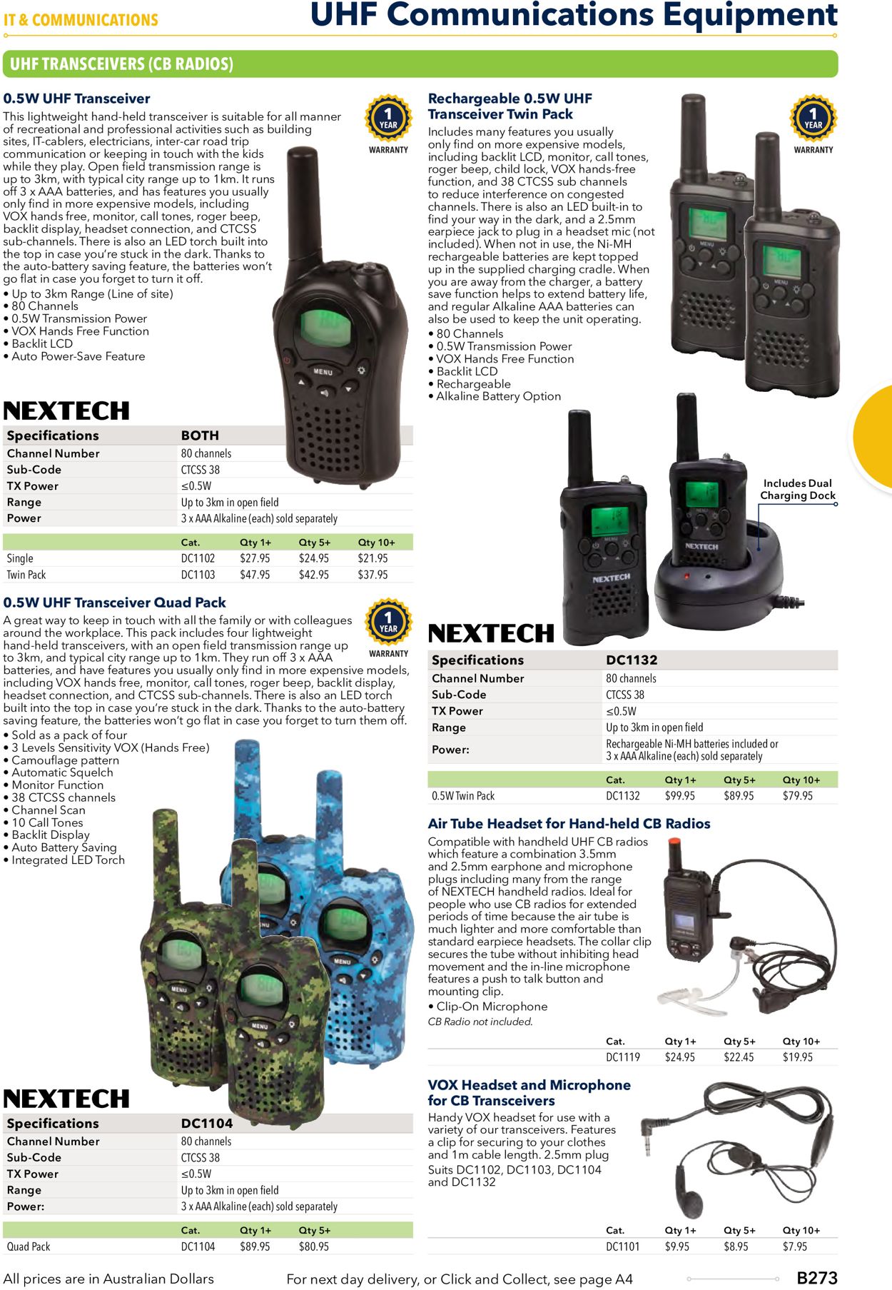 Jaycar Electronics Catalogue - 23/06-30/09/2022 (Page 273)