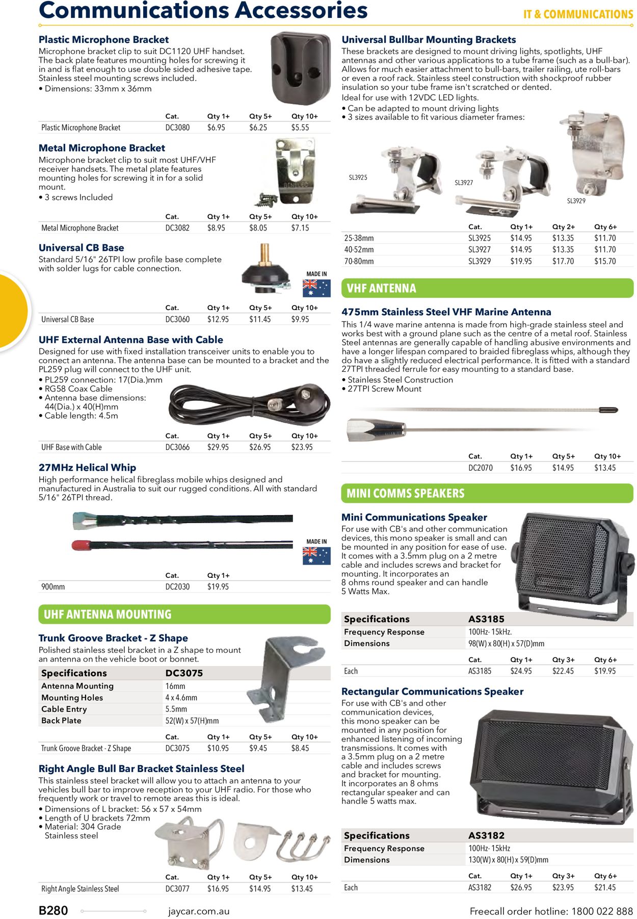 Jaycar Electronics Catalogue - 23/06-30/09/2022 (Page 280)