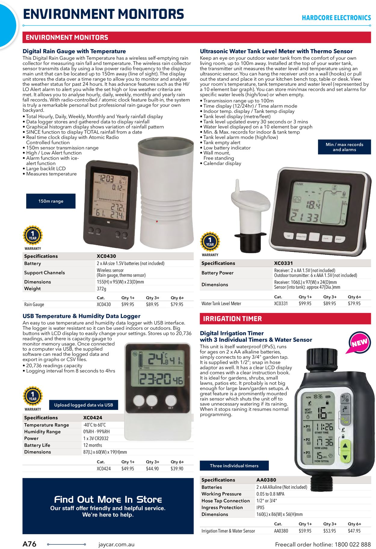 Jaycar Electronics Catalogue - 23/06-30/09/2022 (Page 76)
