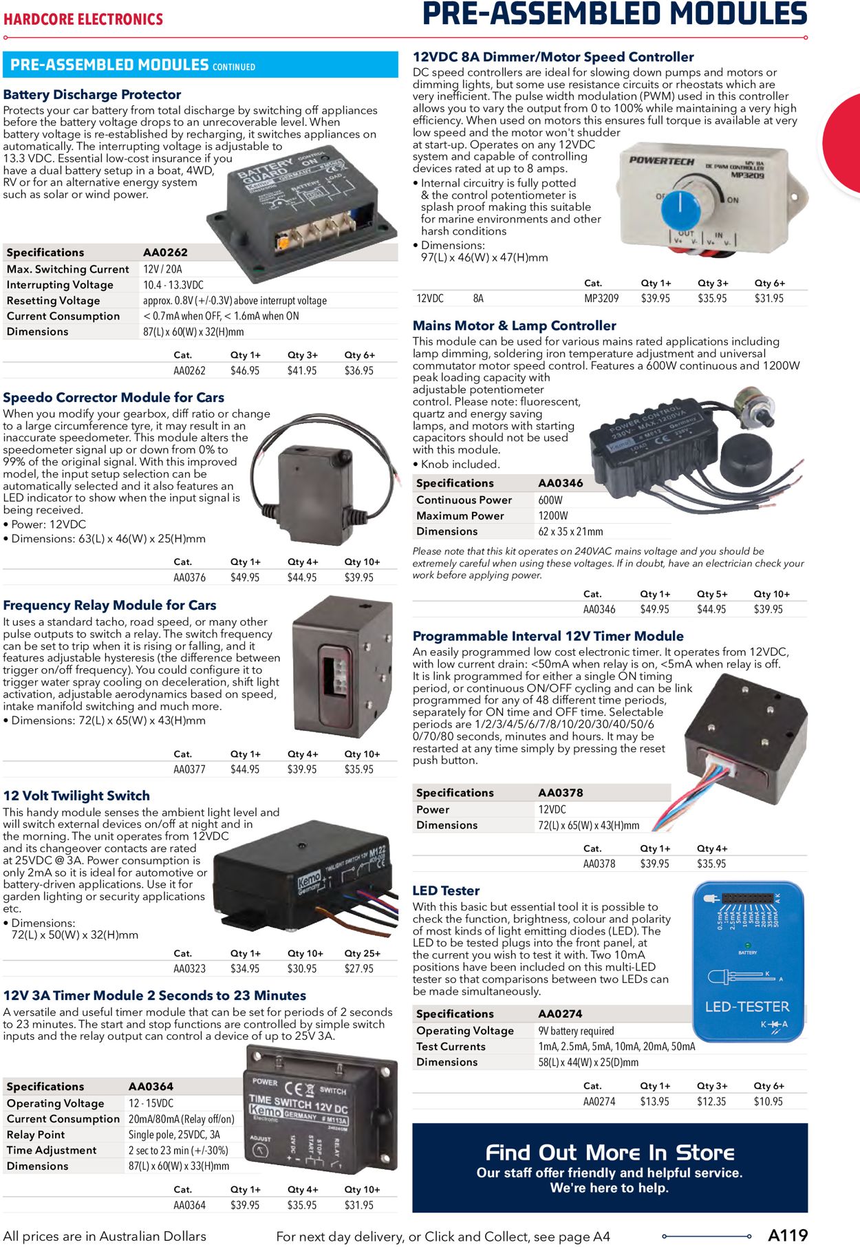 Jaycar Electronics Catalogue - 23/06-30/09/2022 (Page 119)