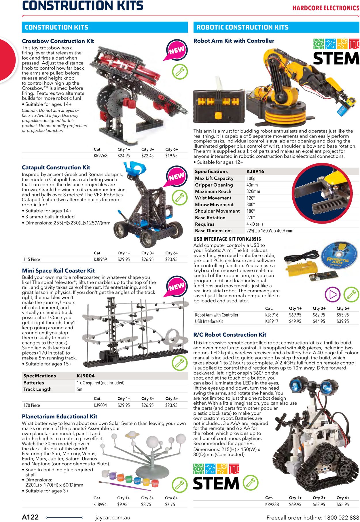 Jaycar Electronics Catalogue - 23/06-30/09/2022 (Page 122)