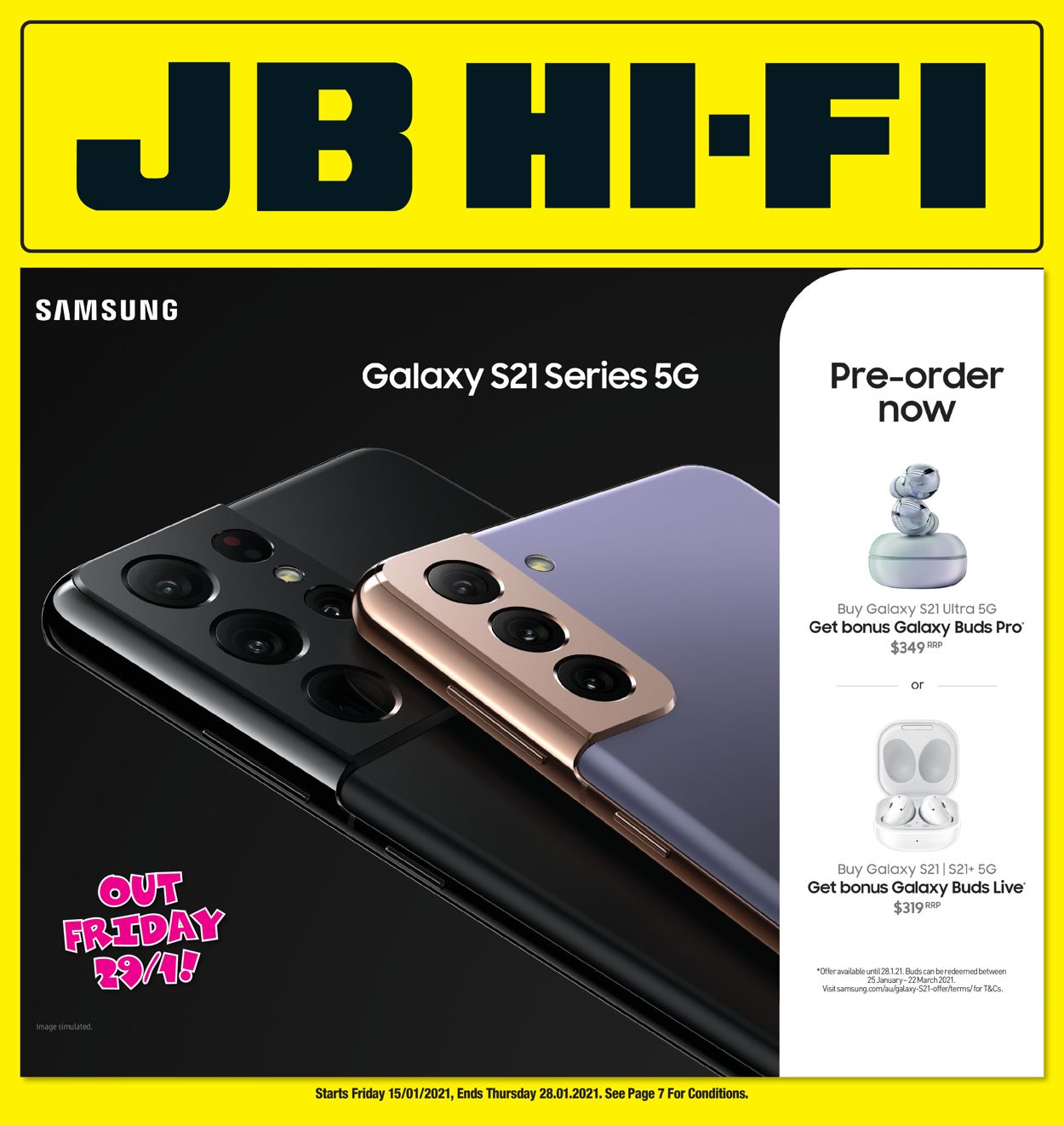JB Hi-Fi - Samsung S21 Series 5G Catalogue - 15/01-28/01/2021