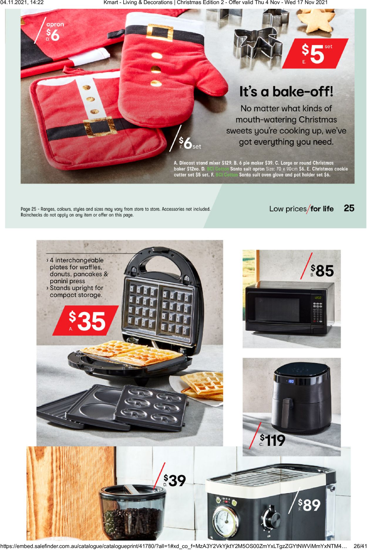 Kmart HOLIDAYS 2021 Catalogue - 04/11-17/11/2021 (Page 26)