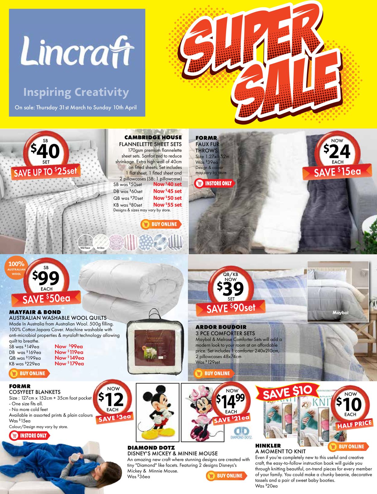 Lincraft EASTER 2022 Catalogue - 30/03-10/04/2022