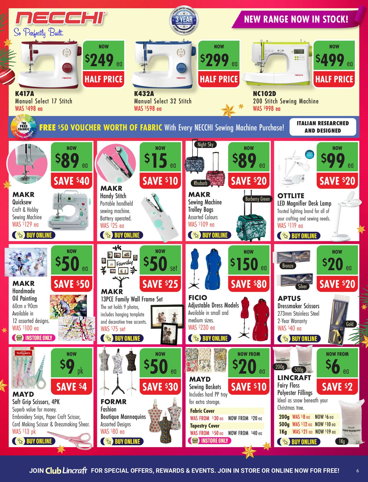 Lincraft Catalogue - 01/12-24/12/2022 (Page 6)