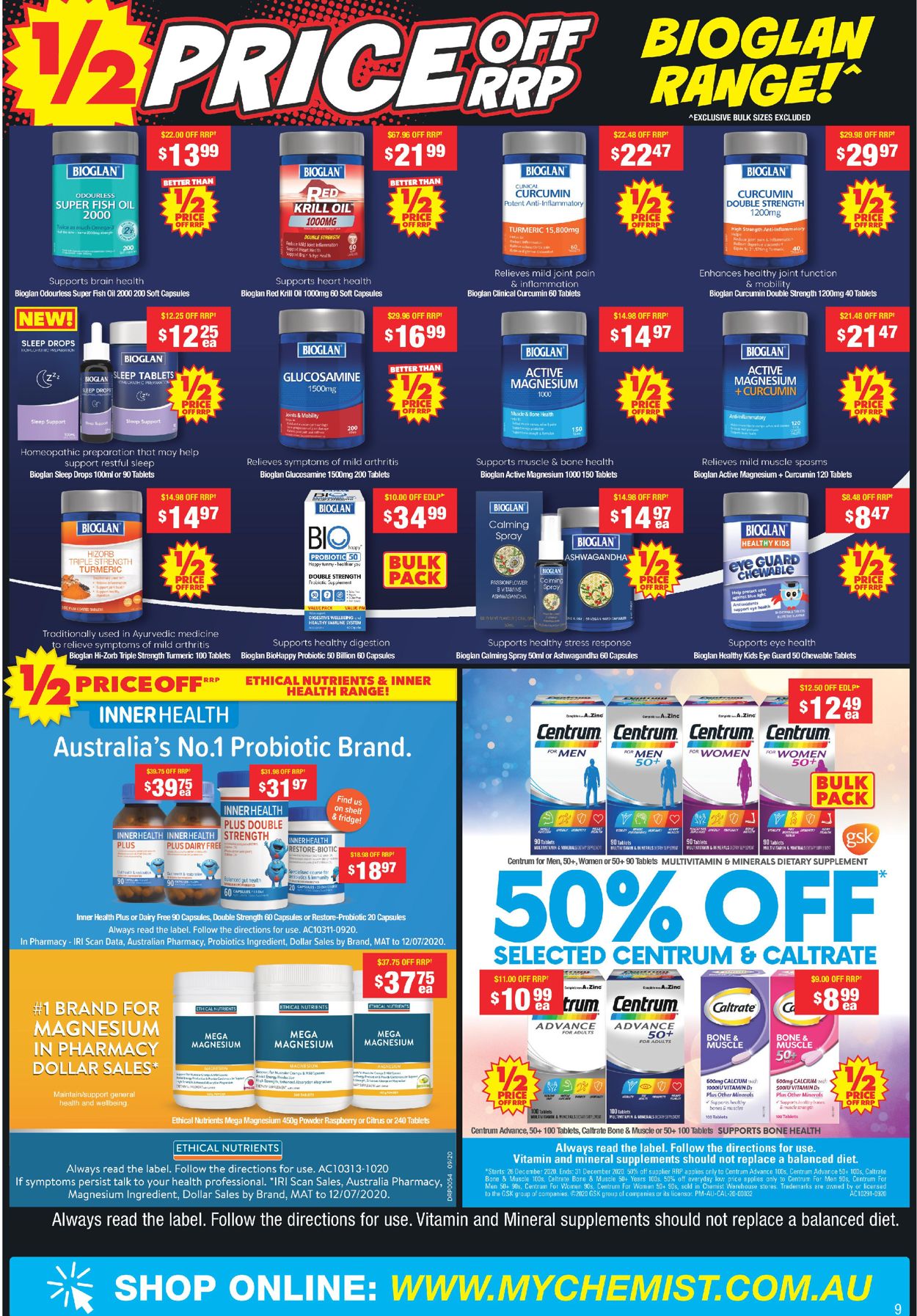 My Chemist - Boxing Day 2020 Catalogue - 26/12-31/12/2020 (Page 9)