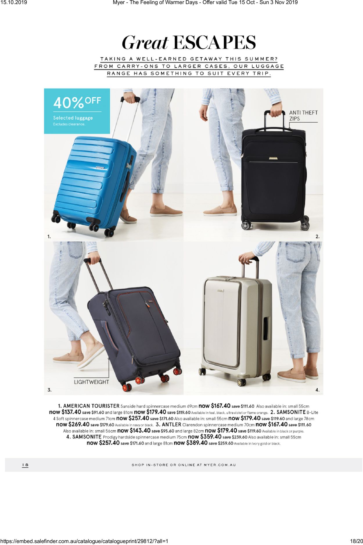 Myer Catalogue - 15/10-03/11/2019 (Page 18)