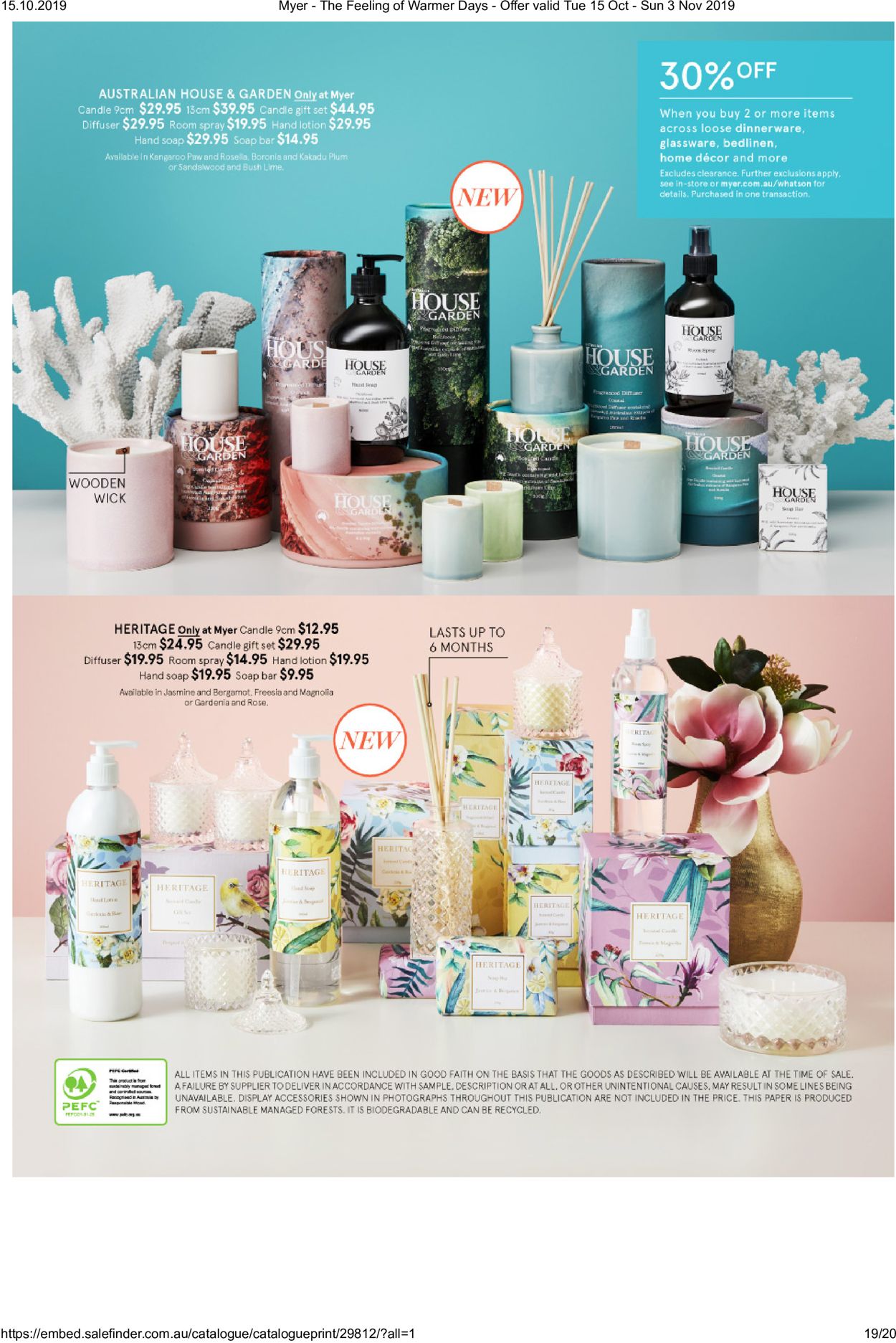 Myer Catalogue - 15/10-03/11/2019 (Page 19)