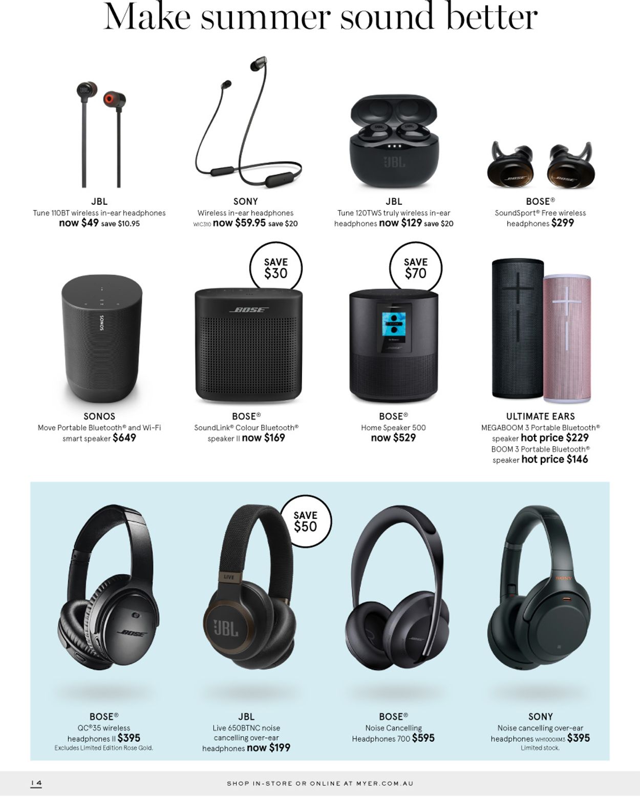 Myer Catalogue - 02/11-17/11/2019 (Page 14)