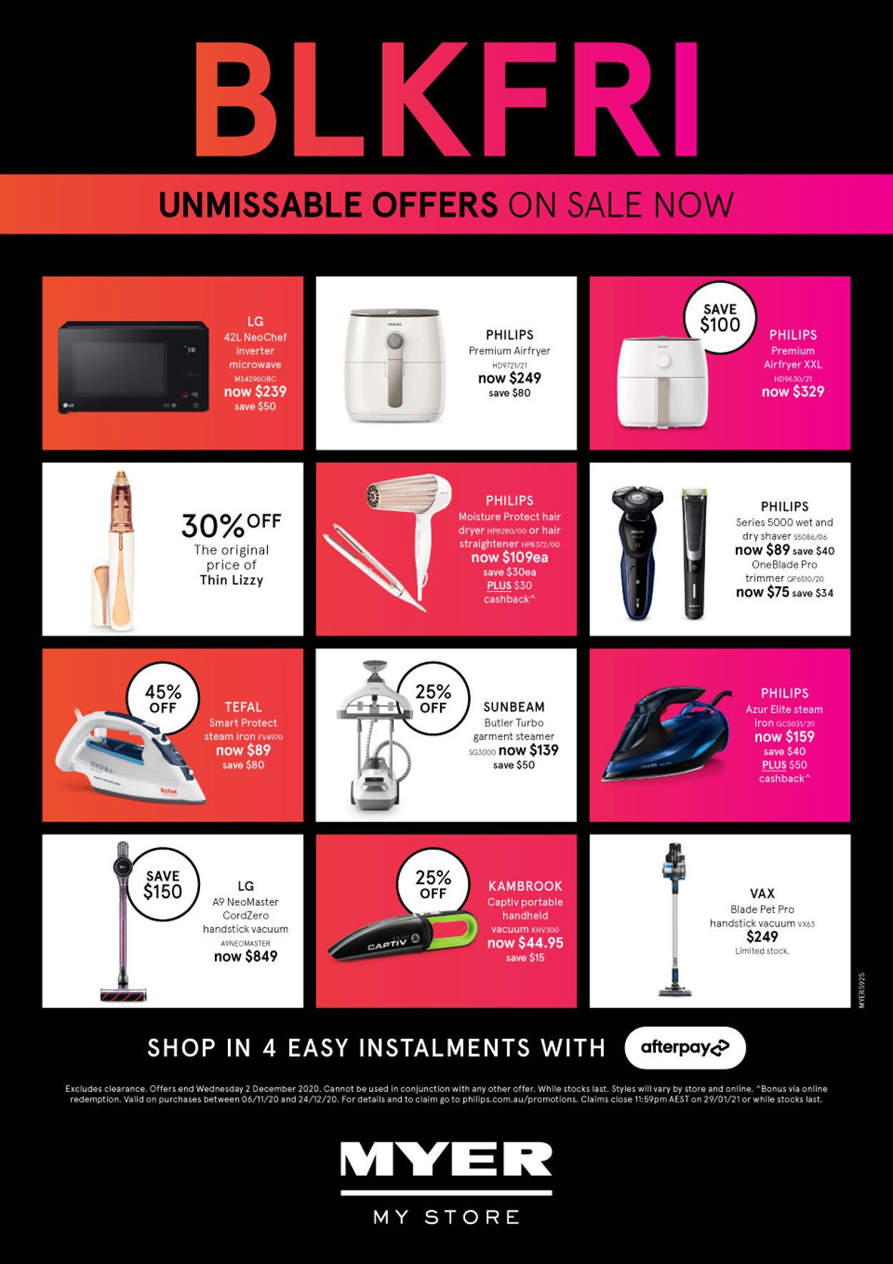 Myer - Black Friday 2020 Catalogue - 25/11-02/12/2020 (Page 2)