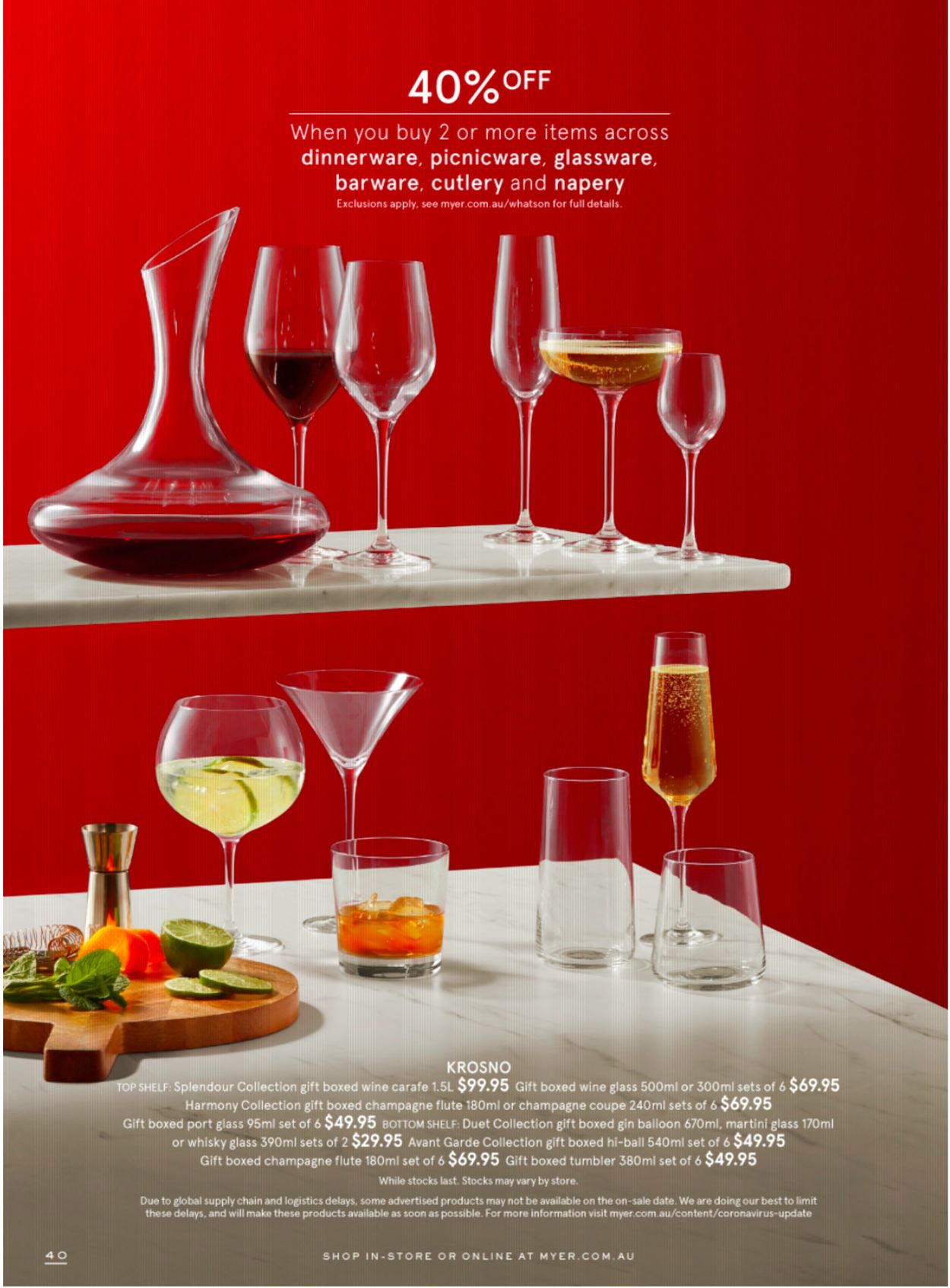 Myer HOLIDAYS 2021 Catalogue - 02/12-24/12/2021 (Page 40)