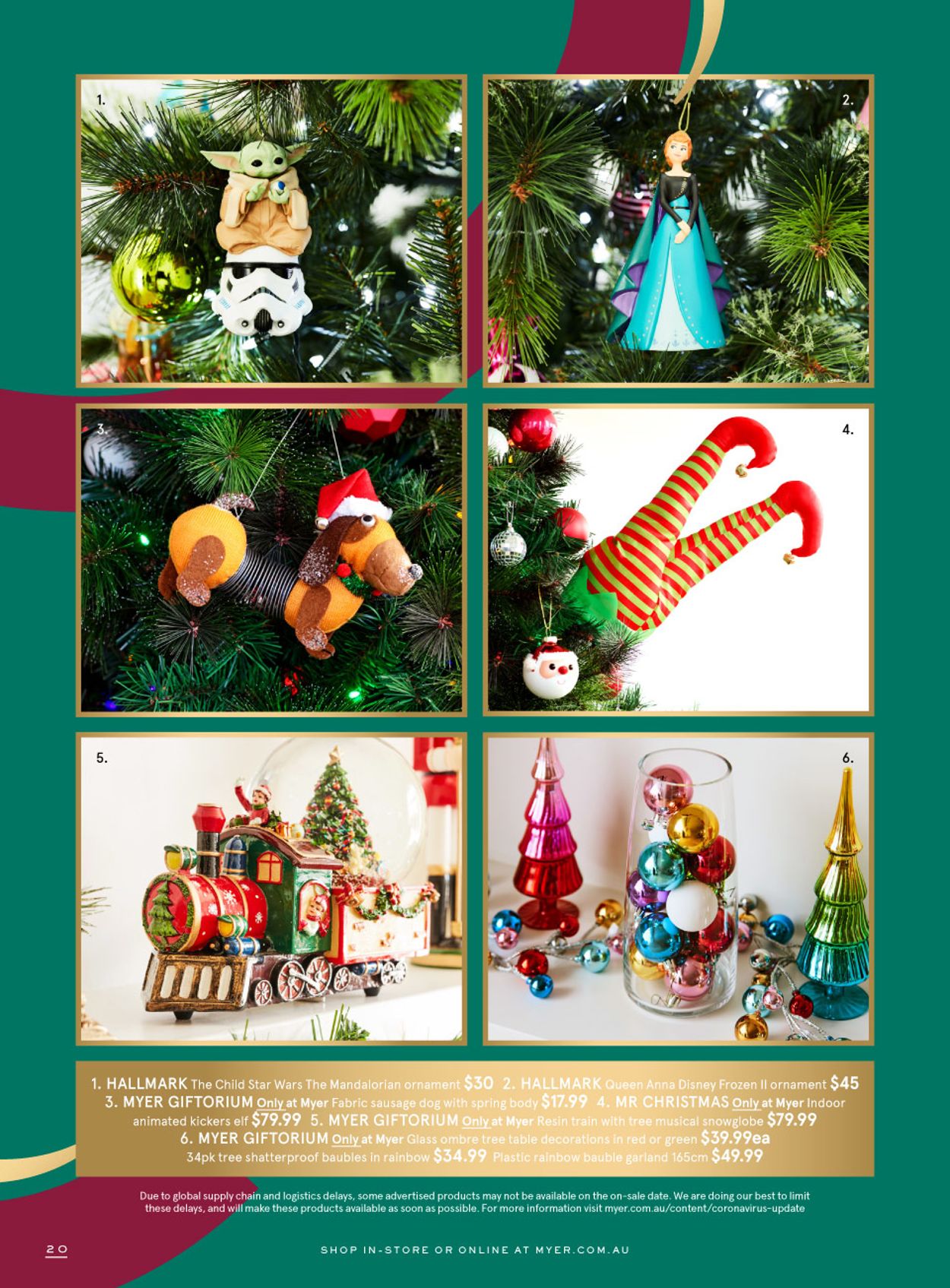 Myer HOLIDAYS 2021 Catalogue - 02/11-24/12/2021 (Page 20)
