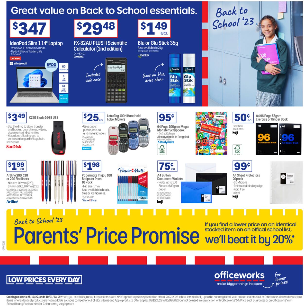 Officeworks Catalogue - 25/12-04/01/2023