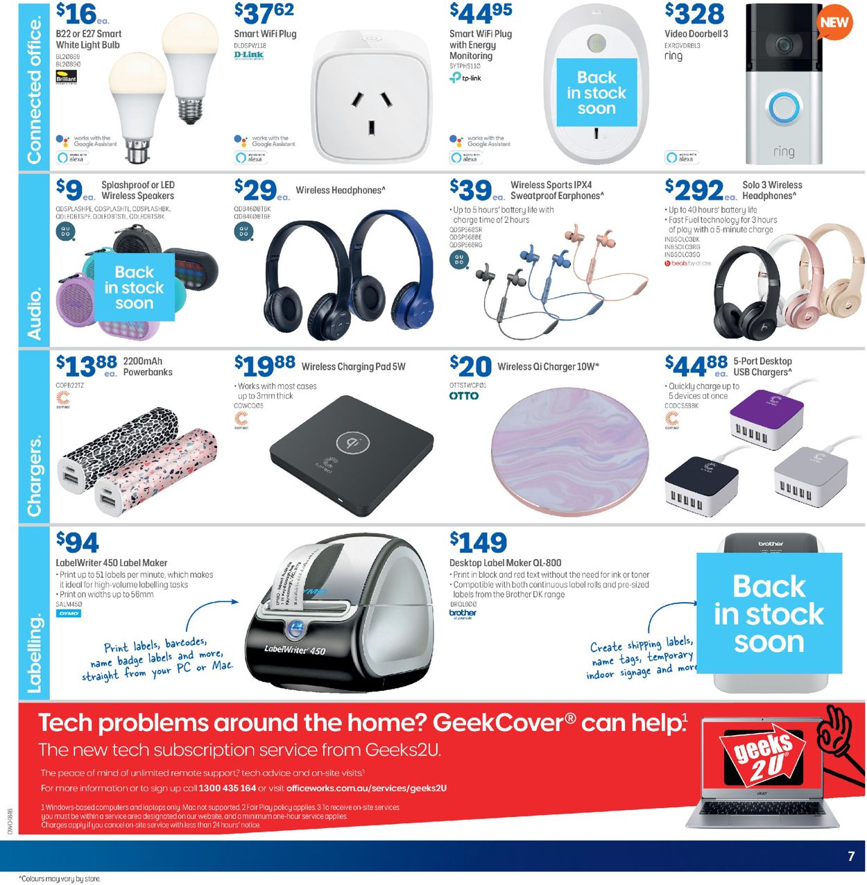 Officeworks Catalogue - 16/07-29/07/2020 (Page 7)