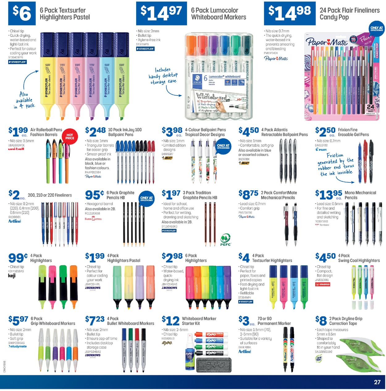 Officeworks Catalogue - 22/10-05/11/2020 (Page 27)