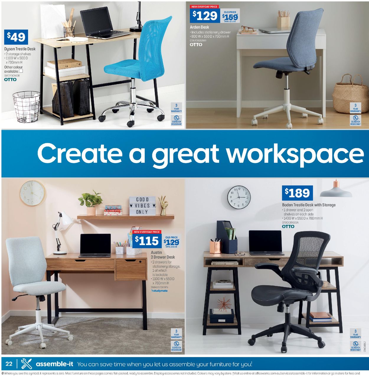 Officeworks Black Friday 2020 Catalogue - 19/11-02/12/2020 (Page 22)