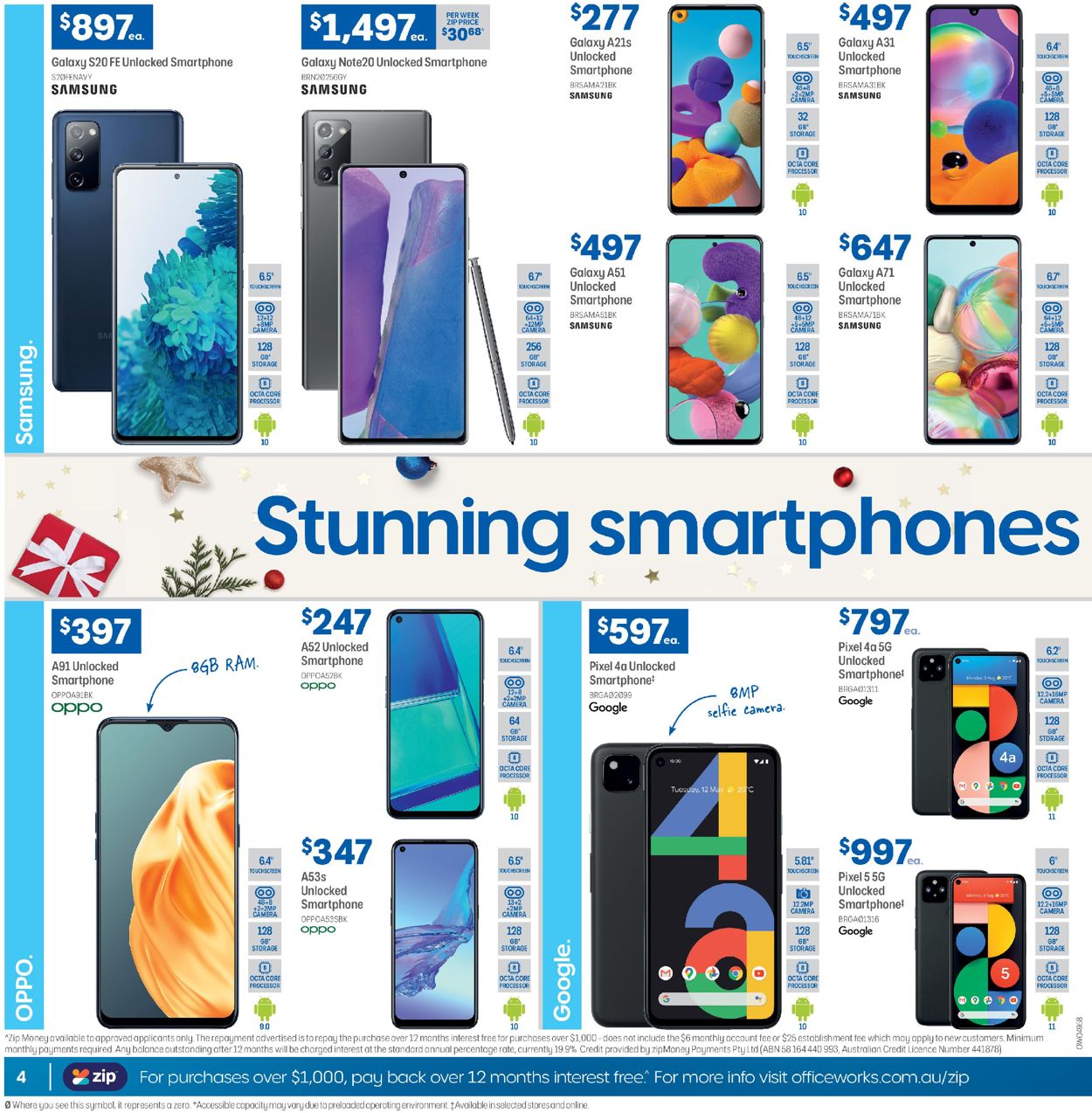 Officeworks - Christmas 2020 Catalogue - 03/12-16/12/2020 (Page 4)