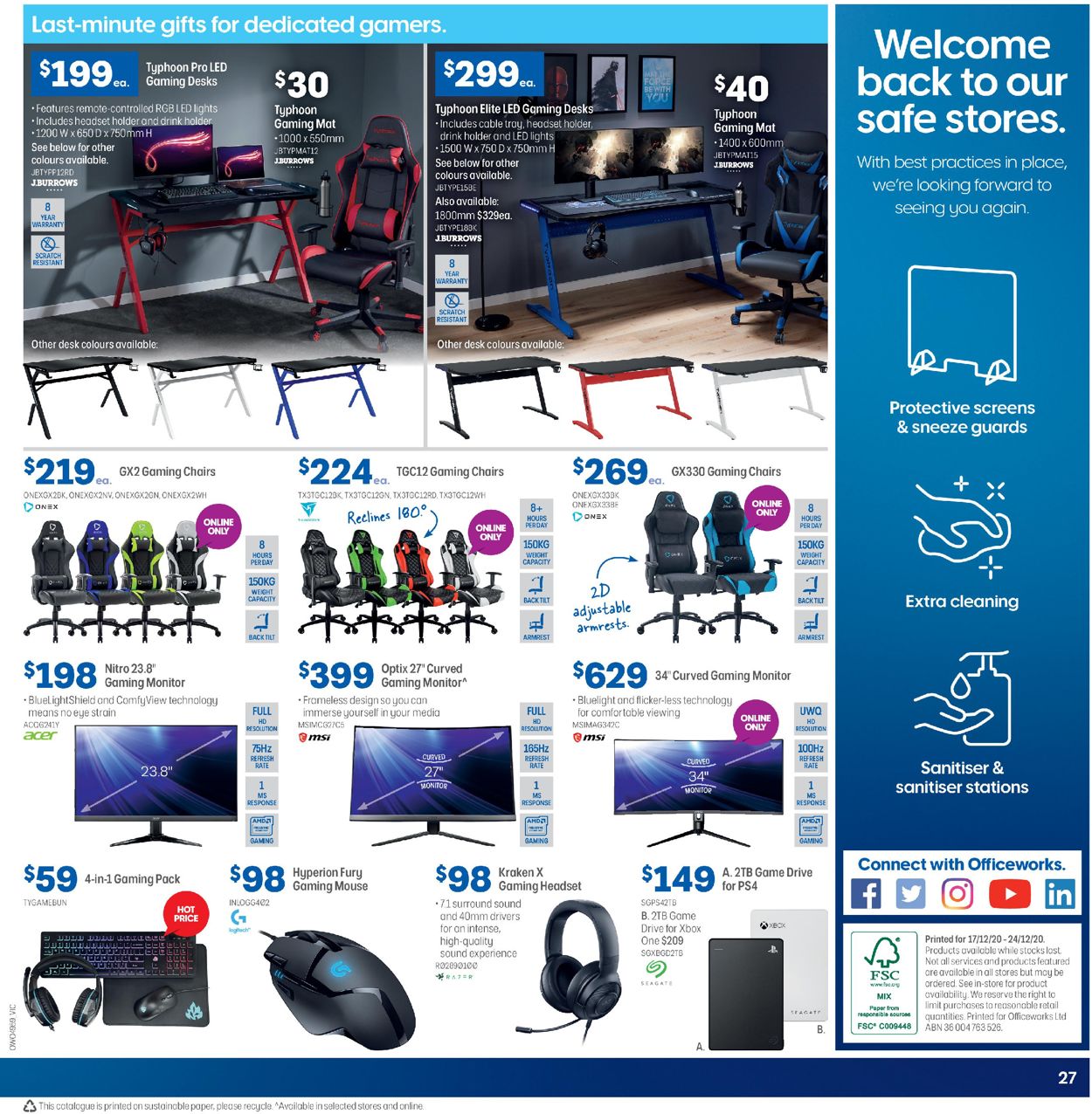 Officeworks - Christmas 2020 Catalogue - 17/12-24/12/2020 (Page 27)