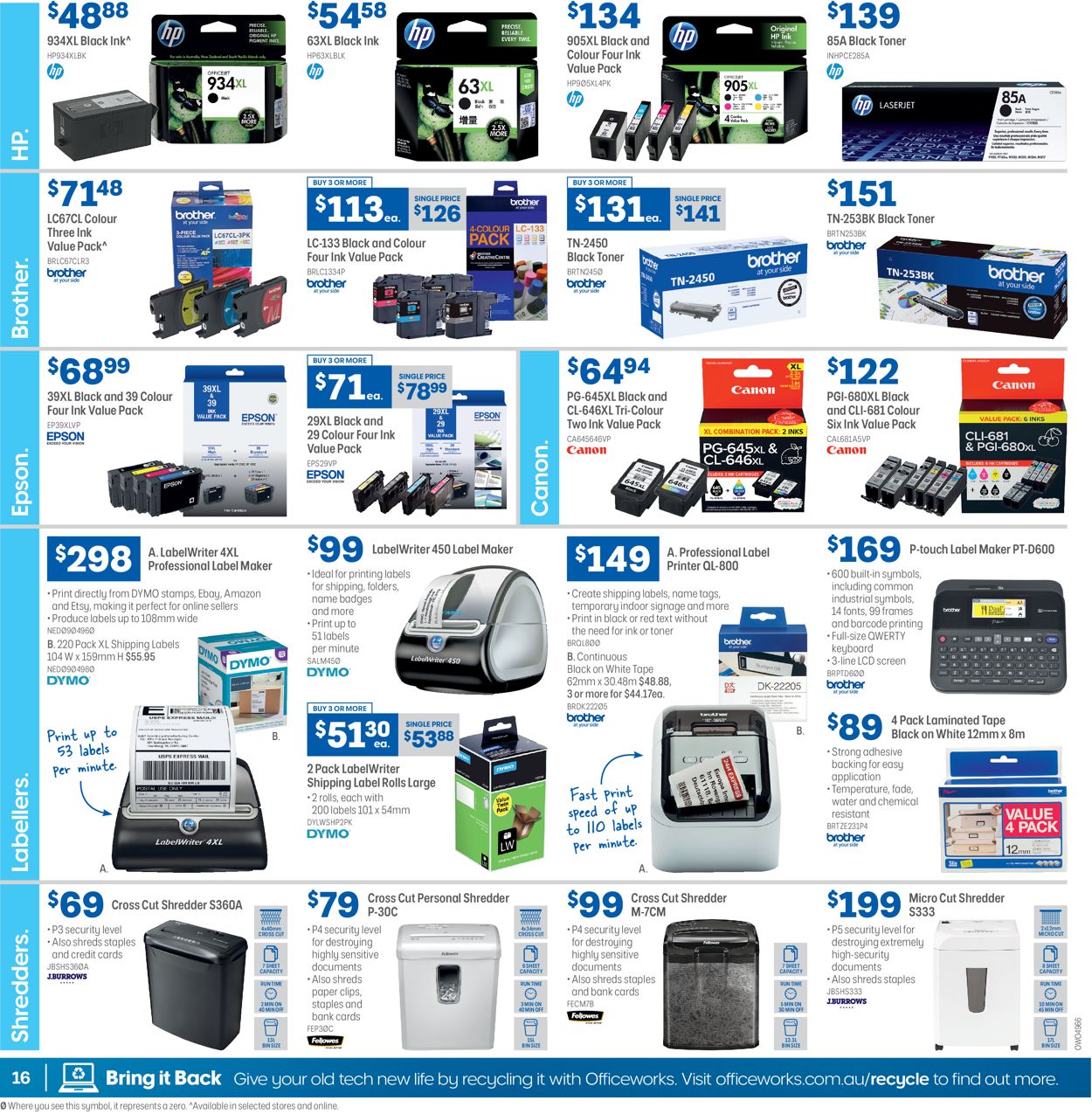 Officeworks Catalogue - 17/06-30/06/2021 (Page 16)