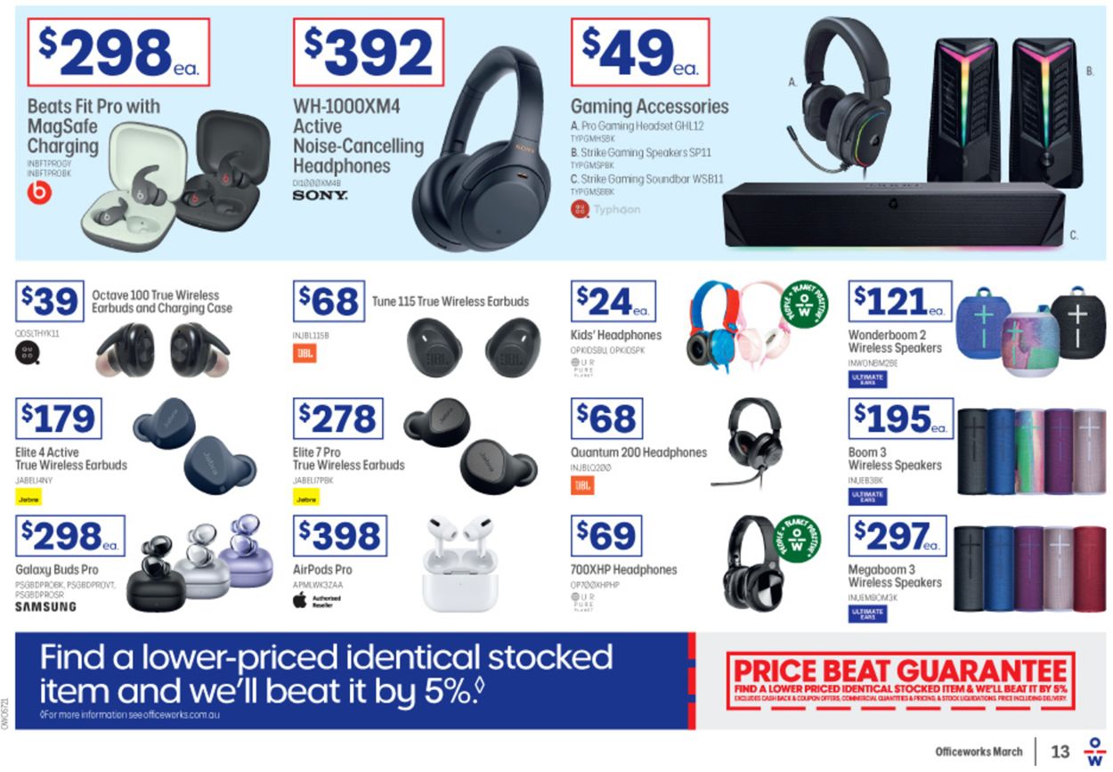 Officeworks Catalogue - 24/03-07/04/2022 (Page 13)