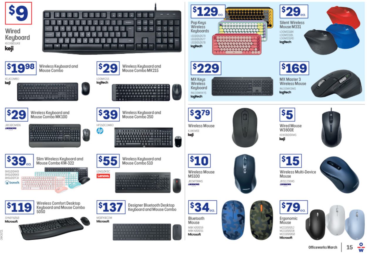 Officeworks Catalogue - 24/03-07/04/2022 (Page 15)