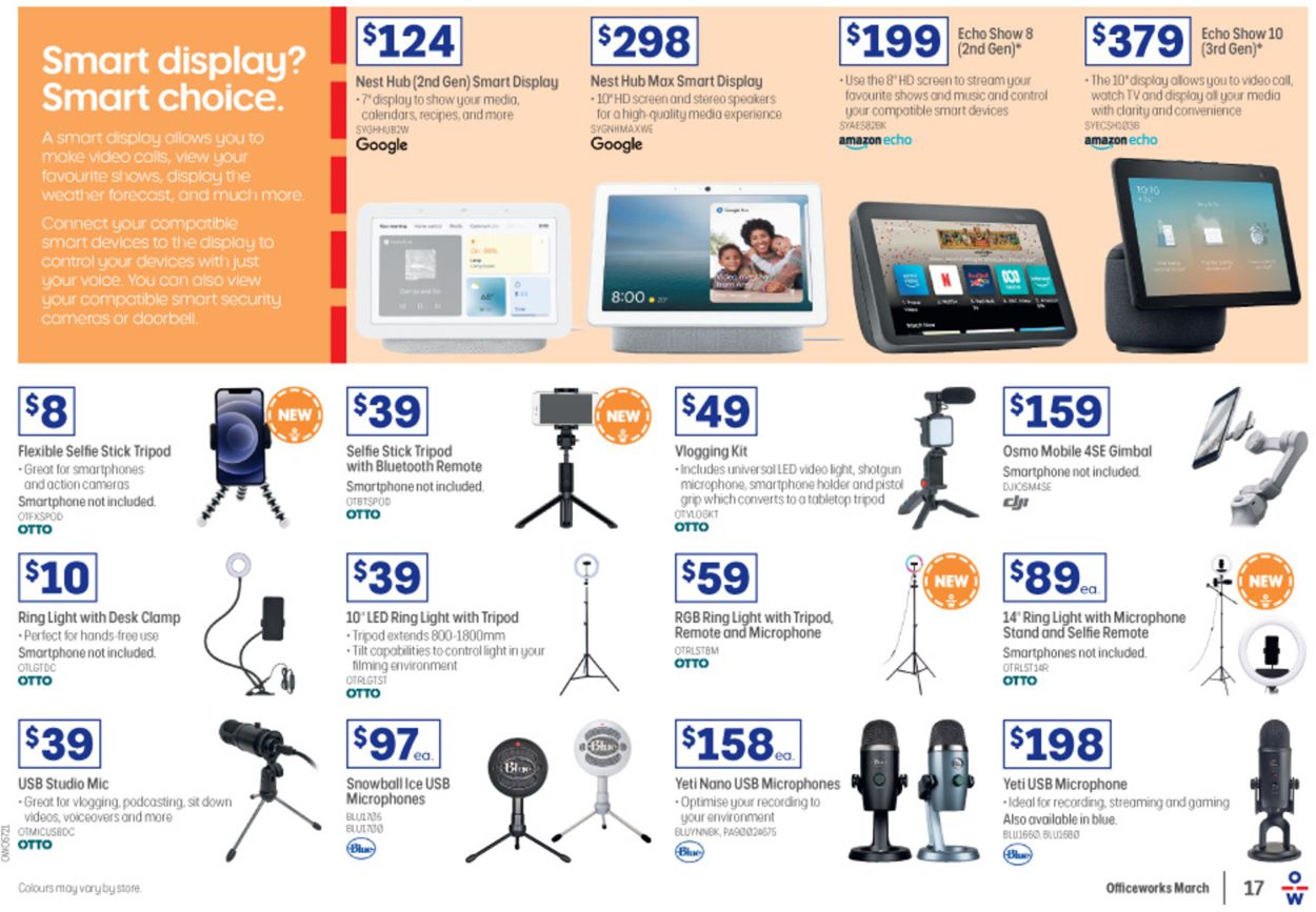 Officeworks Catalogue - 24/03-07/04/2022 (Page 17)