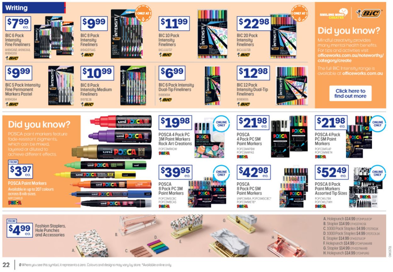Officeworks Catalogue - 24/03-07/04/2022 (Page 22)