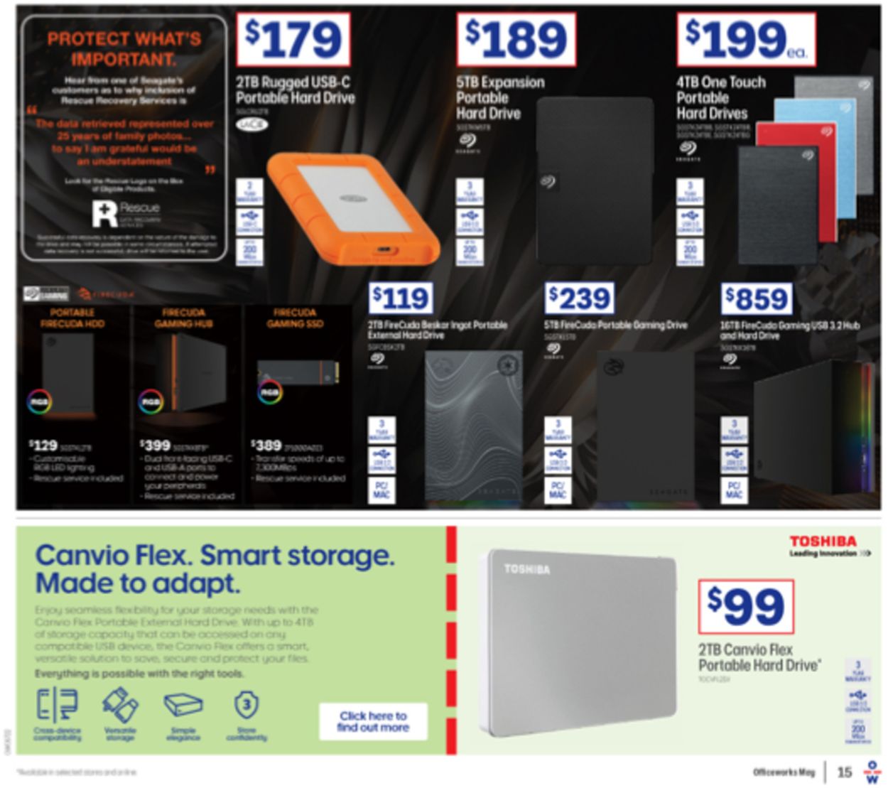 Officeworks Catalogue - 05/05-19/05/2022 (Page 15)