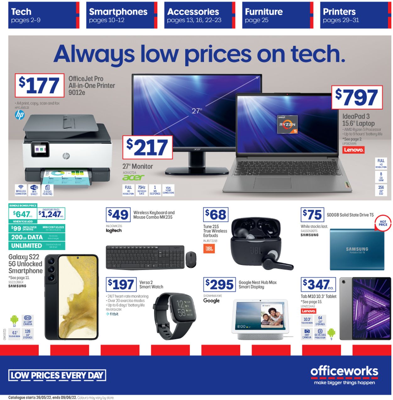 Officeworks Catalogue - 26/05-09/06/2022
