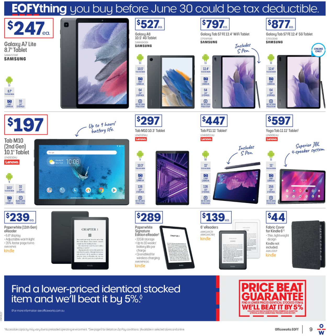 Officeworks Catalogue - 02/06-30/06/2022 (Page 9)