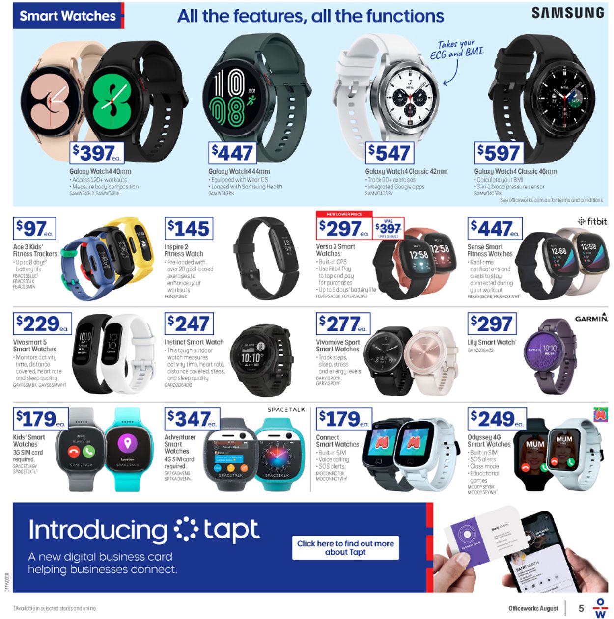 Officeworks Catalogue - 04/08-18/08/2022 (Page 5)