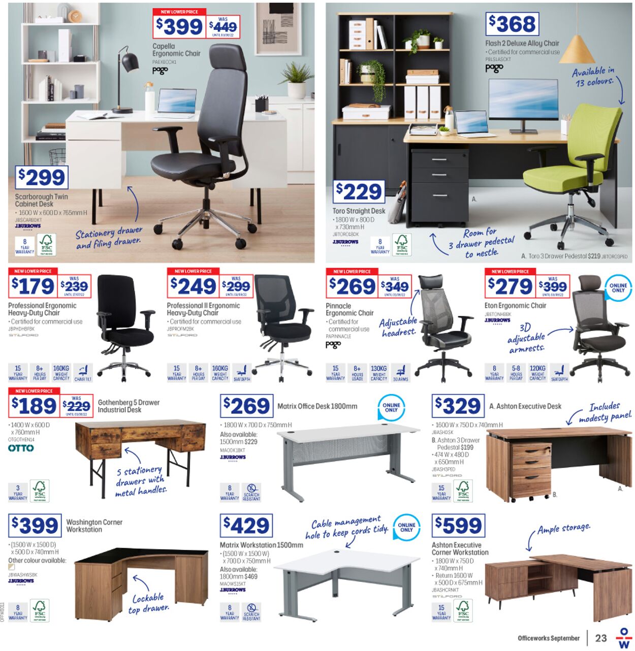 Officeworks Catalogue - 01/09-15/09/2022 (Page 23)