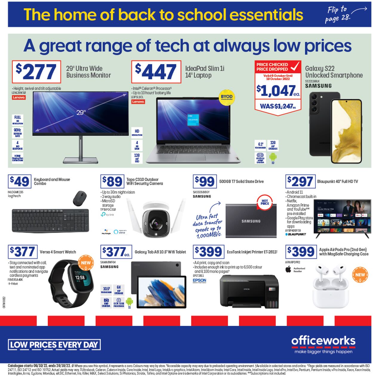 Officeworks Catalogue - 06/10-20/10/2022