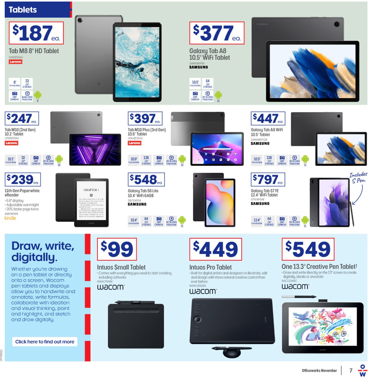 Officeworks Catalogue - 03/11-17/11/2022 (Page 7)