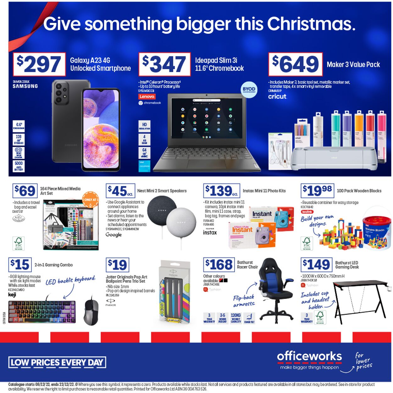 Officeworks Catalogue - 08/12-22/12/2022